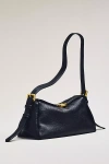 By Anthropologie Slouchy Faux Leather Shoulder Bag In Black