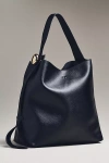 By Anthropologie Slouchy Faux-leather Tote Bag In Black