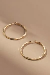 By Anthropologie Small Chase Hoop Earrings In Gold