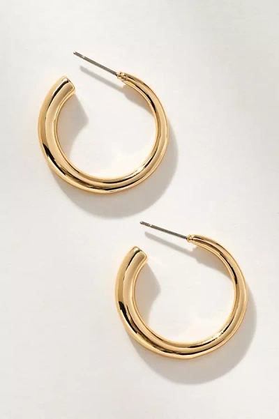 By Anthropologie Small Hoop Earrings In Gold