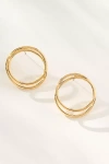 By Anthropologie Small Spiraled Circle Post Earrings