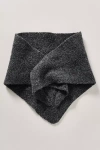 By Anthropologie Small Triangle Wrap Scarf In Gray