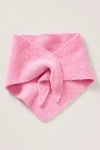 By Anthropologie Small Triangle Wrap Scarf In Pink