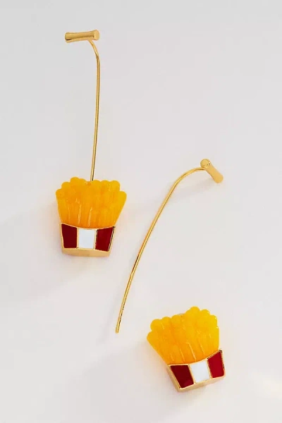 By Anthropologie Snack Icon Drop Earrings In Neutral