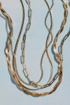 By Anthropologie Snake Chain Necklace In Gold