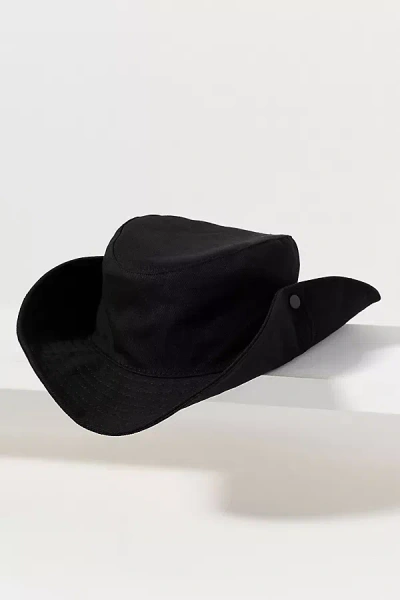 By Anthropologie Snap-up Rancher Hat In Black