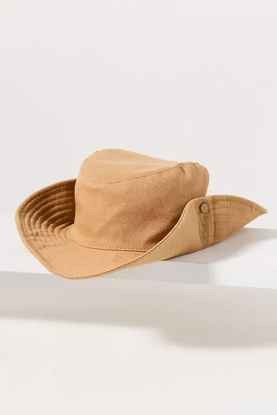 By Anthropologie Snap-up Rancher Hat In Brown