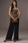 By Anthropologie Soft Pull-on Pants In Black
