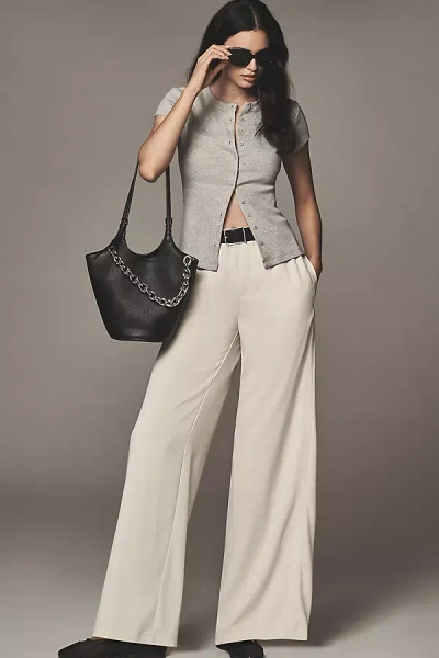 By Anthropologie Soft Pull-on Pants In White