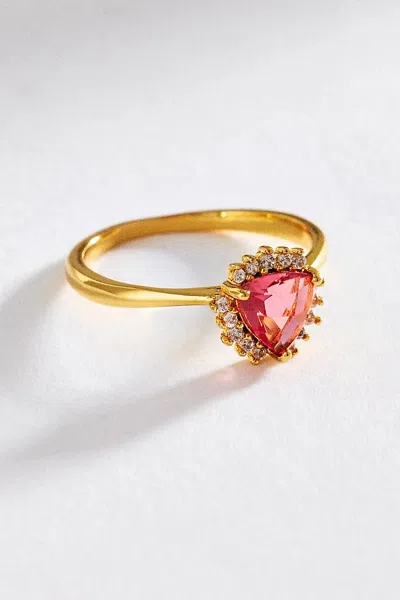 By Anthropologie Solo Crystal Ring In Multi