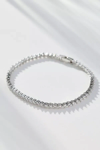 By Anthropologie Solo Delicate Tennis Bracelet In Gold