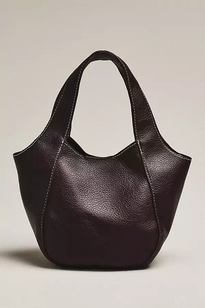 By Anthropologie Sonia Mini Slouchy Tote Bag In Brown