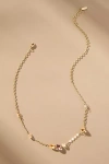 By Anthropologie Spaced Crystals Necklace