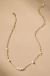 By Anthropologie Spaced Crystals Necklace
