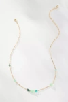 By Anthropologie Spaced Crystals Necklace