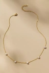 By Anthropologie Spaced Floral Necklace