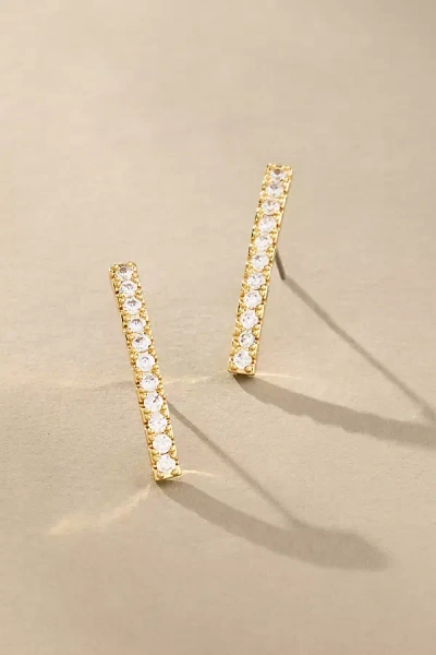 By Anthropologie Sparkle Crawler Earrings In Gold