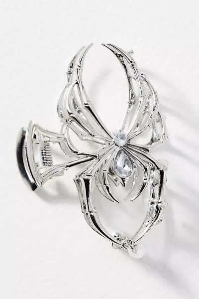 By Anthropologie Spider Hair Claw Clip In Silver