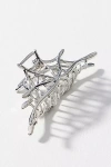 By Anthropologie Spiderweb Hair Claw Clip In Silver