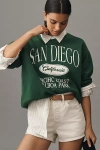 By Anthropologie Sport City Sweatshirt In Green