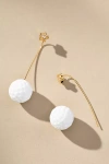 By Anthropologie Sport Icon Threader Earrings In White