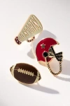 By Anthropologie Sports Brooches, Set Of 3 In Red