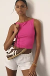 By Anthropologie Sporty Piped Tank Top In Pink