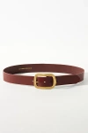 By Anthropologie Square Buckle Belt In Brown