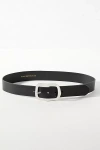 By Anthropologie Square Buckle Belt In Gray