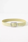 By Anthropologie Square Buckle Belt In Green