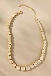 By Anthropologie Square Crystal Collar Necklace In Gold