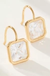 By Anthropologie Square Gemstone Earrings In Transparent
