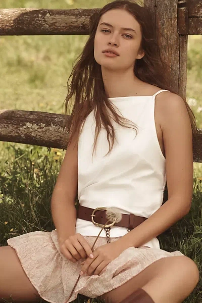 By Anthropologie Square-neck Strappy Blouse
