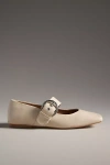 By Anthropologie Square-toe Mary Jane Flats In White