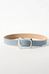 By Anthropologie Statement Buckle Belt In Blue