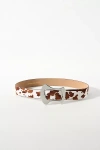 By Anthropologie Statement Buckle Belt In Sand