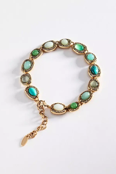 By Anthropologie Statement Stone Bracelet In Multi