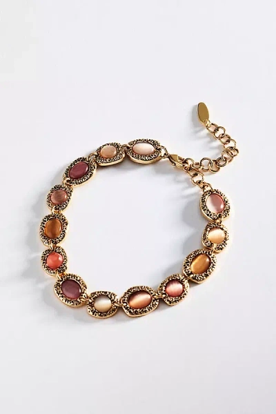 By Anthropologie Statement Stone Bracelet In Multi