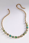 By Anthropologie Statement Stone Necklace In Gold