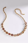 By Anthropologie Statement Stone Necklace In Gold