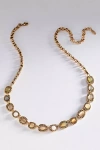 By Anthropologie Statement Stone Necklace In Gold