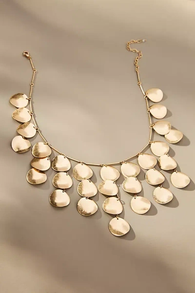 By Anthropologie Stephania Metal Necklace In Gold