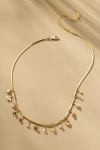 By Anthropologie Stone & Crystal Multi Charm Necklace