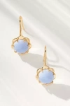 By Anthropologie Stone Fishhook Drop Earrings