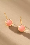 By Anthropologie Stone Fishhook Drop Earrings