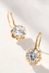 By Anthropologie Stone Fishhook Drop Earrings