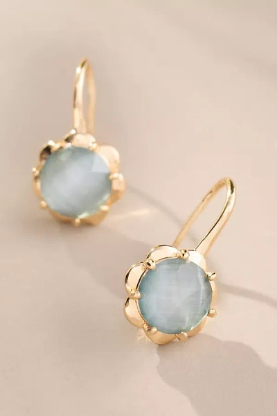 By Anthropologie Stone Fishhook Drop Earrings