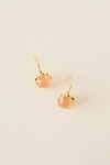 By Anthropologie Stone Fishhook Drop Earrings In Orange