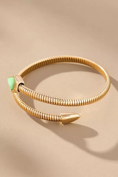By Anthropologie Stone Serpent Wrap Bracelet