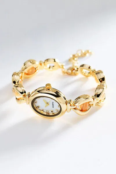 By Anthropologie Stone Watch Bracelet In Multi